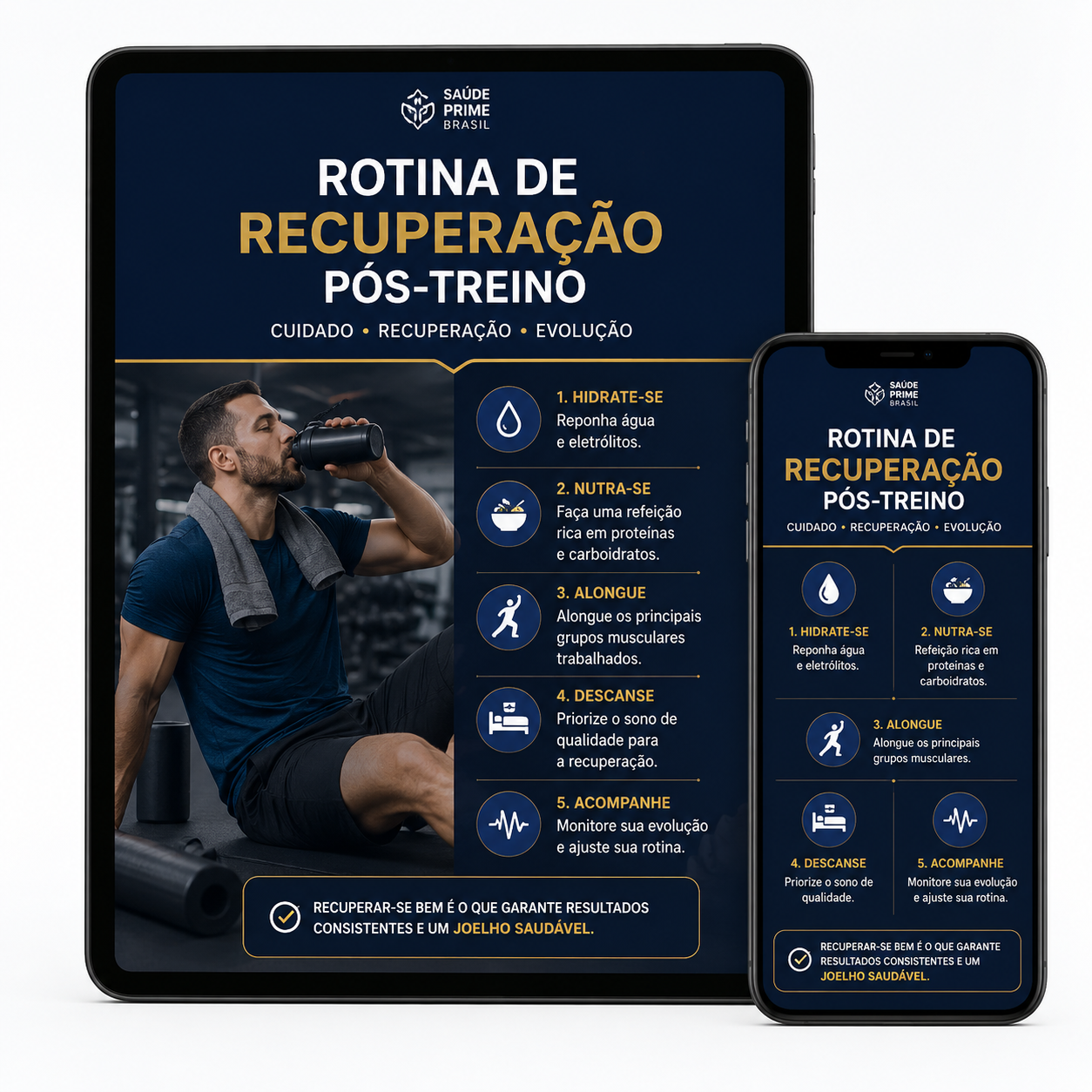 ROTINA DE RECUPERAÇÃO PÓS-TREINO